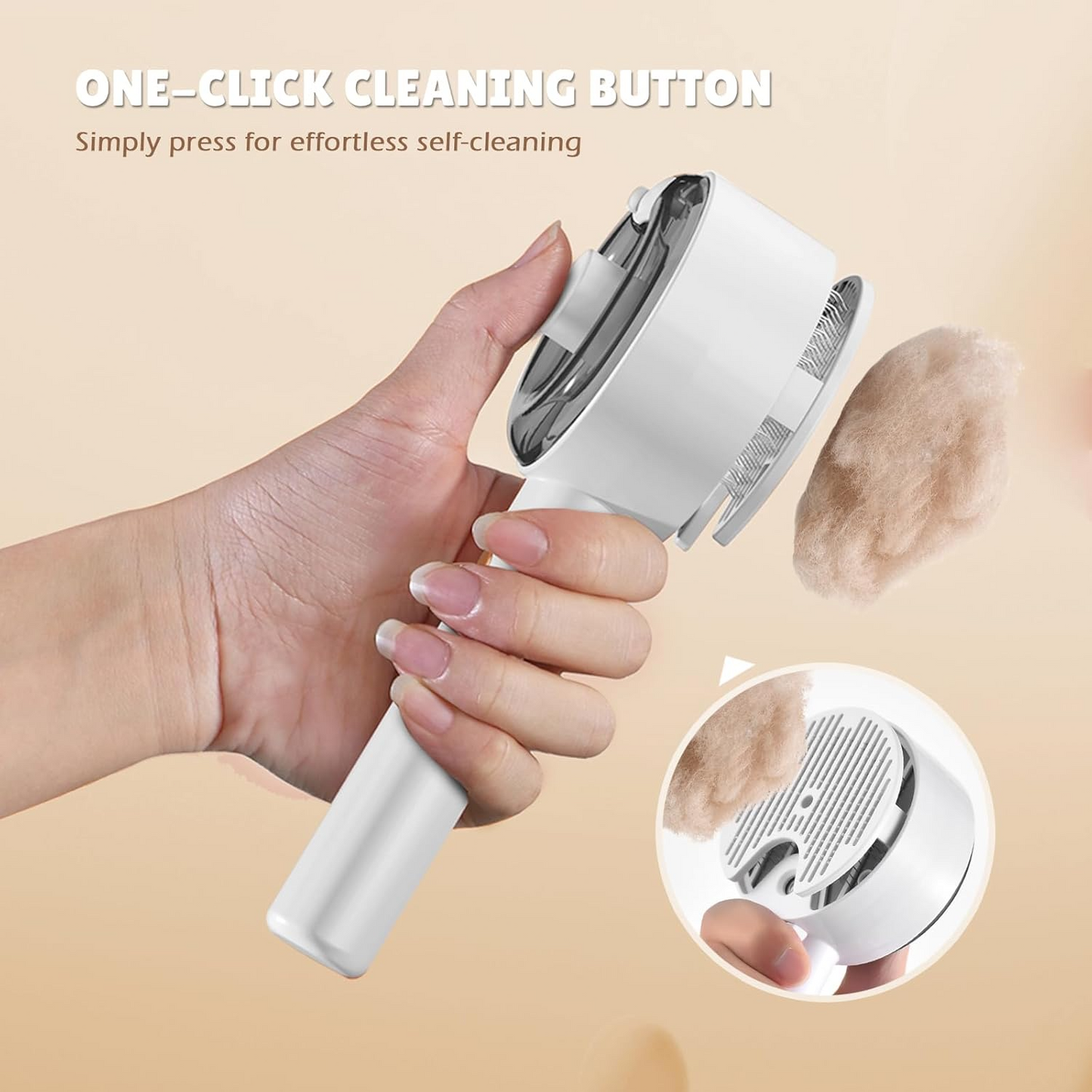 3-in-1 Steamy Pet Brush - Ultrasonic Mist, Grooming & Sanitizing Tool